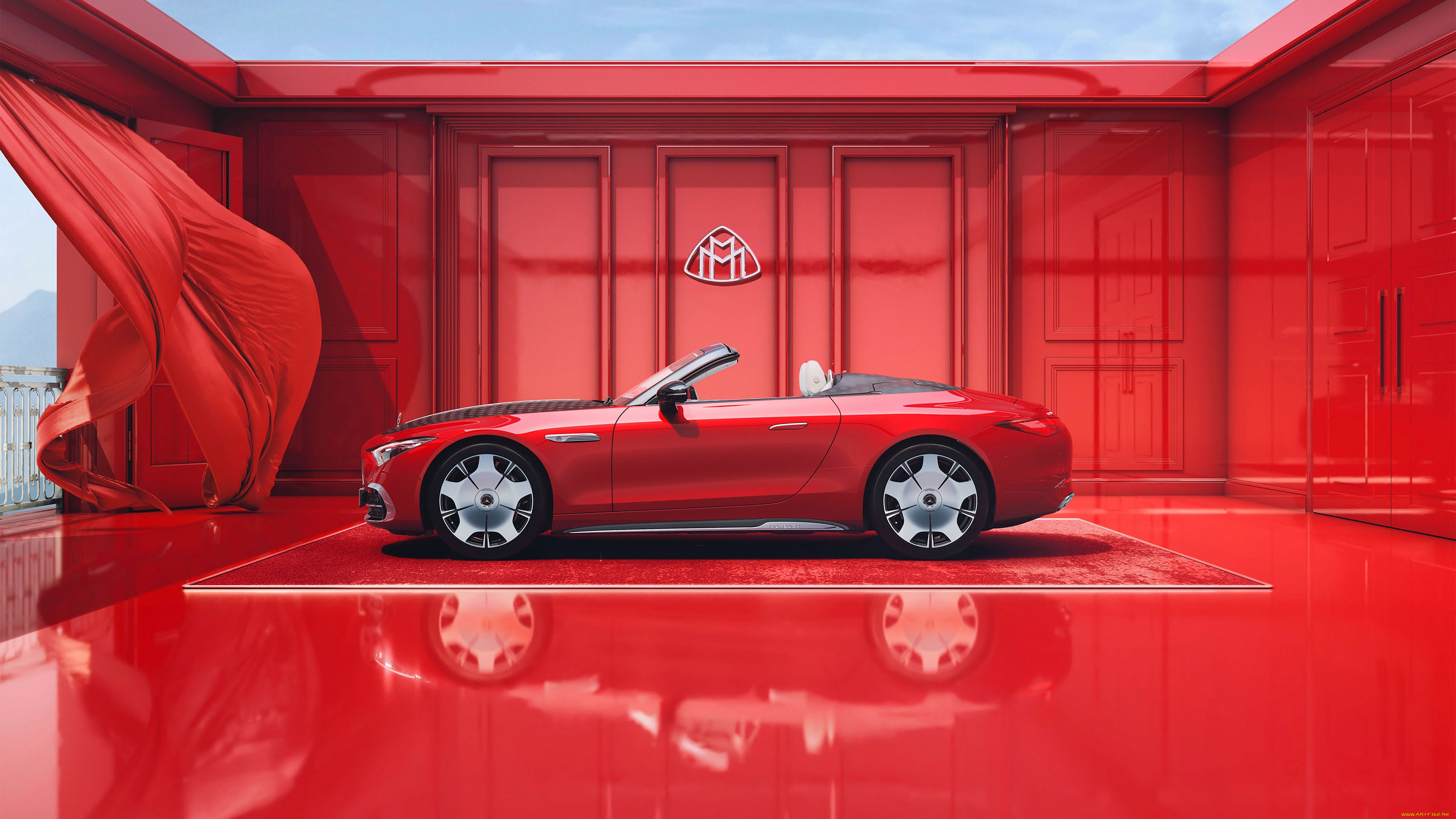 , mercedes-benz, maybach, sl-680, monogram, series, 2024